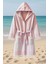 Kapşonlu Unisex Peştemal Plaj Bornozu %100 Pamuklu Seaside Stripe 1