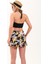 725714_KADIN Hawai Desenli Volanlı Şort Etekli Çapraz Geçişli Croplu Deniz/havuz Mayosu 5