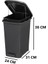 ELF-İ343 Slim Pedallı Plastik Çöp Kovası Iç Kovalı 15 Lt 2
