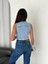 Kot Jeans Yelek - Buz Mavisi 4