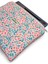 Şirin Pembe Çiçekler Desenli Tablet Çantası, 10-12 Inç Uyumlu Pofuduk iPad Çantası 3