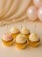 Incili Kürdan Süslü Dekoratif Cupcake Kokteyl Kürdanı Beyaz 12'li 1