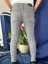 Erkek Pantolon Skinny Gri Denim Jeans 3