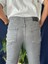 Erkek Pantolon Skinny Gri Denim Jeans 4