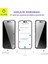 Anti-Peep Privacy iPhone X / XS Uyumlu Hayalet Full Cam Ekran Koruyucu Göz Yormayan HD Görüntü 4