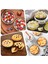 6 ADET Tart Kalıbı 13 cm. ( TRT-13 ) Yanmaz , yapışmaz - Taban Kaldırmalı Model 4