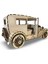 Ford A Model 1927 Klasik Ahşap Araba Maketi - 3D Puzzle Hobi Seti 370 Parça - Dekoratif ve Eğitici 3