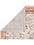 Zaraf Turuncu Klasik Göbekli Etnik Desenli Dokuma Vintage Halı Oturma Odası Salon İnce Yazlık Halı 6