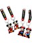 Mickey Mouse ve Minnie Mouse Silikon Anahtarlık - 2 Adet Çift Anahtarlığı 1