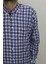 Erkek Ekose Kareli Rahat Kalıp Tek Cepli Uzun Kollu Yazlık Battal Gömlek 3