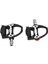 Bisiklet Pedalları Klipsiz Hafif 14MM Standart Dişli Delik Yol Bisikleti Kendinden Kilitleme Pedallar Cleats ile Spd Sl Sistemi 6 Derece (Yurt Dışından) 2