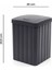 Çizgi Desenli Banyo Çöp Kovası - Antrasit - 5 lt 5
