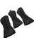 Golf Ahşap Başörtüsü Yatak Örtüsü Seti Çizgili Cue Headcovers Golf Sopası Ucu Kapakları Driverblack (Yurt Dışından) 4