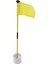 Uygulama Golf Deliği Direk Kupası Bayrak Çubuğu Çıkarılabilir 2 Bölümlü Golf Putting Green Bayrak Çubuğusarı (Yurt Dışından) 2