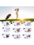 9 Adet Pu Deri Nakış Su Geçirmez Golf Atıcı Golf Sopası Kılıfı Demir Kulübü Headcovers Accessorywhite (Yurt Dışından) 5