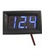 0.56 Inç 0-100V 3 Kablolu Dc Mavi Voltmetre 2