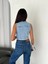 Kot Jeans Yelek - Buz Mavisi 4