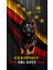 Çocuk ve Bebek Odası Sarı Kırmızı Taraftar Futbol Serisi Fon Perde Tek Kanat (Child Room Curtain) 1