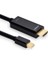 4K Mini Displayport HDMI Dönüştürücü Kablo, 3 Metre, Siyah 2