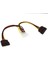 Plus PX-4929 Molex To Sata Power X2 Çoklayıcı, Sata Power Çoklayıcı 2li 3