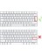 Apple Magic Keyboard-2 Klavye Koruyucu Türkçe Q Baskı A1644 Modeli ile Uyumlu Şeffaf 2