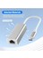Gigabit Type-C To Ethernet RJ45 Çevirici Kablolu Internet Dönüştürücü 1000MBPS Macbook Ile Uyumlu Notebook Ile Uyumlu Alüminyum Kasa Tak Çalıştır Usb-C To Lan Adaptörü RJ45 Tip-C ZR117 2