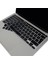 Macbook Pro Klavye Koruyucu 13INÇ M1-M2 (Türkçe Q) Touchbarlı A2251 A2289 A2338 A2141 ile Uyumlu Siyah 1