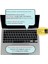Macbook Pro Klavye Koruyucu 13INÇ M1-M2 (Türkçe Q) Touchbarlı A2251 A2289 A2338 A2141 ile Uyumlu Siyah 2