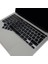 Macbook Pro Klavye Koruyucu 13INÇ M1-M2 (Türkçe Q) Touchbarlı A2251 A2289 A2338 A2141 ile Uyumlu Siyah 3