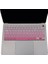 Macbook Air M1 13INÇ Klavye Koruyucu Türkçe Q (Touchıd'li) A2179 A2337 ile Uyumlu Gradient Pembe 2