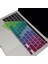 Macbook Pro M1-M2 13INÇ Klavye Koruyucu Türkçe Q (Touchbarlı) A2338 A2289 A2251 A2141 ile Uyumlu Dazzle Pembe Yeşil 1