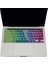 Macbook Pro M1-M2 13INÇ Klavye Koruyucu Türkçe Q (Touchbarlı) A2338 A2289 A2251 A2141 ile Uyumlu Dazzle Pembe Yeşil 3