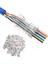Yeni Nesil Delikli Cat6/cat5 RJ45 Jack Konnektör Utp 100 Adet 4381 1