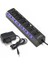 Port USB Hub Çoklayıcı Çoğaltıcı Onoff Düğmeli Işıklı Adaptörlü 1