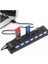 Port USB Hub Çoklayıcı Çoğaltıcı Onoff Düğmeli Işıklı Adaptörlü 2