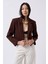 Crop Keten Blazer Ceket 1