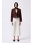 Crop Keten Blazer Ceket 2