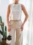 Keten Bluz ve Pantolon Iki̇li̇ Takim 4