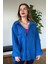 Yeni Sezon Kaliteli Şık Yumuşak Dokulu Uzun Kollu Basic Oversize Kadın Gömlek 5