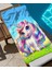 Unicorn Temalı Plaj Havlusu 2