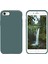 Fayda Apple Iphone 7 / 8 Se Içi Kadife Lansman Silikon Kılıf Şok Emici Full Kasa Koruma Sağlayan Kılıf - Liquid Silicone Case Compatible With iPhone 7 / 8 Gel Rubber Full Body Protection Cover Case Drop Protection Case (Yeşil) 1