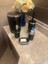 Home Banyo Seti 5'li, Akrilik Plastik (Çöp Kovası, Wc Fırçalık,sıvı Sabunluk, Diş Fırçalık, El Sabunluk) (Siyah) 1