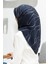 Twill Ipek Eşarp Lacivert,krem 1