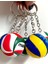 Voleybol Topu Mini Anahtarlık Spor Aksesuarı Hediyeler 1 Adet, 4 cm 5