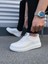 JY161 Hippo Bağcıksız Cilt Erkek Günlük Sneaker Ayakkabı Cbt - Beyaz 3