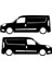 Basık Doblo Sticker 17X17 cm Siyah 1