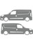 Basık Doblo Sticker 17X17 cm Gri 1