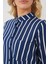 Uzun Kollu Çizgili Gömlek 20283 - A.lacivert 4