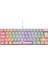 Majesty 62 Tuşlu Rgb Mini Gaming Oyuncu Mekanik Klavye Red Switch Pembe 1