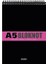 A5 Pet Spiralli Bloknot 80 Yaprak 2'li Paket, Kareli, Çizgili 2
